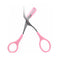 1 Pcs 3 Colors Eyebrow Trimmer Scissors with Comb Eyelash Hair Scissors Stainless Steel Eyebrow Razor Grooming Wenkbrauw Trimmer