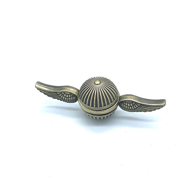 Golden Snitch Fidget Spinner Toys Relief Anxiety Autism Children Hand Toy Children Gift Long-lasting Rotation With Wings