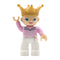 Big Size Action Figures City Princess Policemen Family Building Block Doll Character Accessory Toys Assembly Children Kids Gift