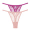 2PCS/Set Mesh Transparent Thong Women Panties Underwear Women Seamless G-String Female Underpants Intimates Lingerie S-XL