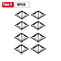 10pcs Cassette Repairer 86mm Dark Box Repair Screw Plug Switch Old Socket Boxes Replacement Fixed Wall Repair Box Support Rod