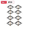 10pcs Cassette Repairer 86mm Dark Box Repair Screw Plug Switch Old Socket Boxes Replacement Fixed Wall Repair Box Support Rod