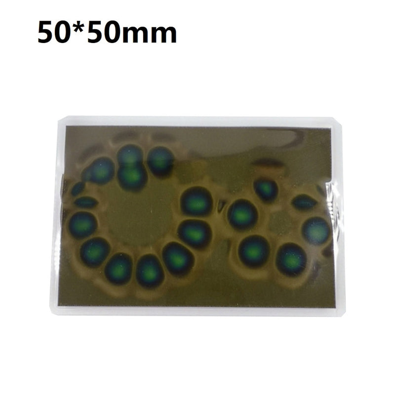 Magnetic Field Viewer Viewing Film 50x50mm Card Magnet Detector Pattern Display L4MF 25/30/50MM