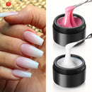 MSHARE 10ml Milky White Builder Nail Extension Gel Self leveling Nails Quick Building Clear Pink Nail Tips UV Led Gel Soak Off