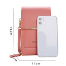 Women Bags Soft Leather Wallets Touch Screen Cell Phone Purse Crossbody Shoulder Strap Handbag for Female Cheap Women&