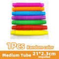 3D Pop Tube Silicone Alpaca Unicorn Push It Bubble Balls Decompression Pipe Anti-stress Vent Fidget Toys for Kids Adults Gifts