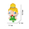 Disney DIY LinaBell assembly buildding blocks Goofy Pluto Anime Mini Action Figures Educational Toys kids Birthday Gifts
