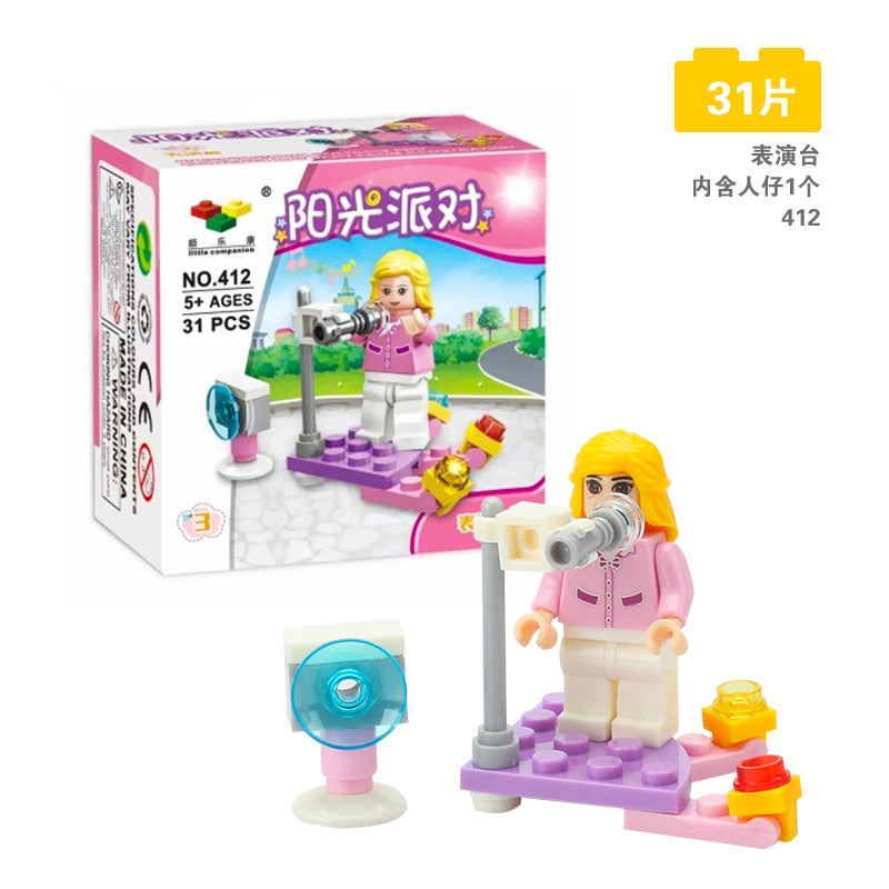 Mini Transportation tank plane Car Educational Assembled Models Building Blocks Compatible small Bricks toys for children