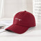 Cotton Women Baseball Cap Letter Embroidery Outdoor Visor Sun Hat Unisex Solid Color Simple Hip Hop Cap Adjustable Casual Bonnet