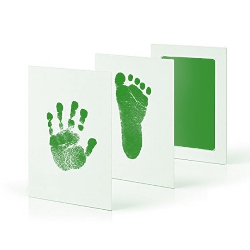Newborn Baby Hand And Footprint Kit DIY Ink Pads Photo Frame Handprint Toddlers Souvenir Accessories Safe Clean Baby Shower Gift