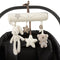 Infant Toddler Rattles Toys For Baby Stroller Crib Soft Rabbit Bear Style Pram Hanging Toys Plush Appease Doll Bed Accessories