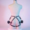 Sexy Body Bondage Women Leg Harness Belts Leather Harness Women Garter Belt Tight Garter Suspenders Straps Stockings With Belt