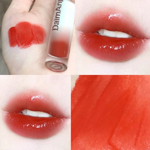 Cute Lipgloss Bulk Moisturizer Lip Plumper Lip Gloss Cosmetics Reduce Lip Line Nutritious Liquid Lipstick Lips Tint Lip Glaze