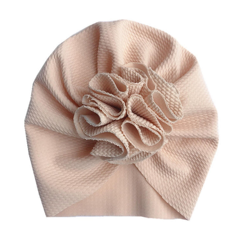 Cute Flower Baby Hat Toddler Turban Infant Head wraps Kids Bonnet Newborn Toddler Beanie Cap for  0-18m