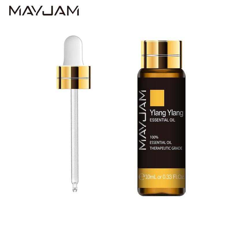 MAYJAM 10ML Aromatic Diffuser Essential Oil Lavender Vanilla Myrrh Fragrance Oil For Soaps Candle Making Massage Humidifiers