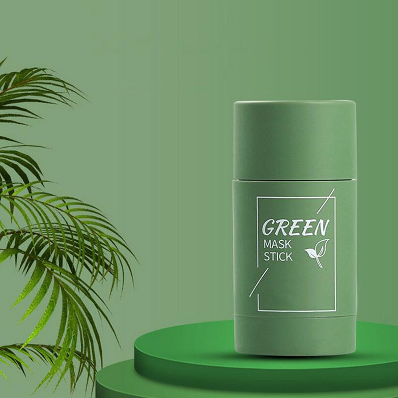 DJBS Deep Cleansing Green Tea Mask Stick Mud Facial Purifying Clay acne Oil Control Anti-Acne Whitening Skin Care Face blackhead