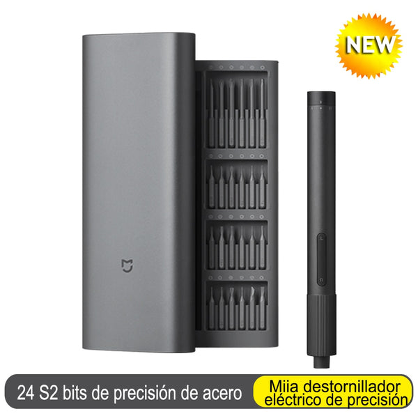 2022 New Xiaomi Mijia Electrical Precision Screwdriver Kit Type-C Rechargeable 2 Gear Torque 400+ Screw S2 Steel Precision Bit