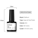 GELFAVOR Gel Nail Polish Glitter 8ML Semi-permanent Varnish Hybrid UV Nail Gel Polish For Manicure Nail Art Design Gel Varnishes