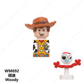 Disney Mini Action Toy Figures Building Blocks Cartoon dolls Toy Story Mickey Mouse Winnie The Pooh Frozen Stitch Donald Duck