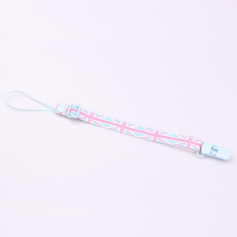1pcs Comfortable Material Pacifier Cute Baby Clips Chain Dummy Clip Holder Nipples Children Cartoon Pacifier Clip Soother Holder