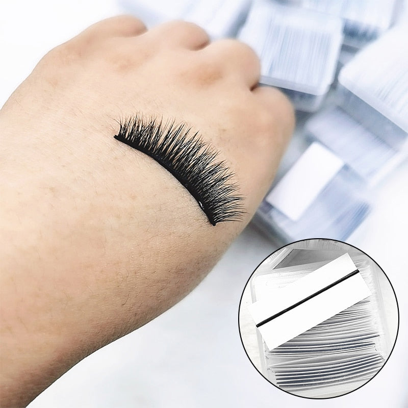 34 Pieces/Box Reusable Self-Adhesive Glue-Free Eyelash Glue Strip False Eyelashes Makeup Tools No Glue eyelashes Hypoallergenic