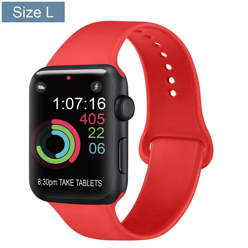 Silicone Bracelet Band For Apple Watch Strap 8 7 6 5 4 3 2 SE 42MM 38MM 44MM 40MM Strap For iWatch 41MM 45MM Smart Watch correa