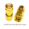 YPioneer C20073-92 1PC SMA To SMA Male Female Gold Plated RP SMA Male RP-SMA Female Connector RF Adapter Straight Bent L/T Type