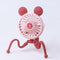 500mAh Stroller Fan Personal Portable Desk Handheld Baby Bed Car Seat Fan USB Rechargeable Fan Mini Stroller Accessories