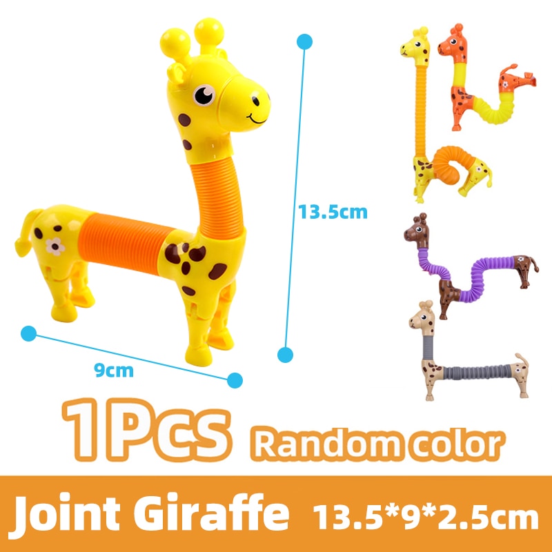 3D Pop Tube Silicone Alpaca Unicorn Push It Bubble Balls Decompression Pipe Anti-stress Vent Fidget Toys for Kids Adults Gifts