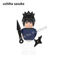Naruto Sasuke Kakashi Akatsuki bricks Building Blocks Anime cartoon Mini Action Figures Heads Assembly Toys kids Christma Gifts