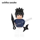 Naruto Sasuke Kakashi Akatsuki bricks Building Blocks Anime cartoon Mini Action Figures Heads Assembly Toys kids Christma Gifts