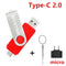 Type C Biyetimi Usb Flash Drives 2.0 128gb pendrive 64gb флэш-накопител stick 32G 16gb Type-c Pen Drive 4G for Phone PC gift