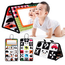 Black White View Back Seat Mirror Baby Car Mirror Safety Seat Headrest Rearview Mirror Baby Facing Rear Ward Car Kids Monitor
