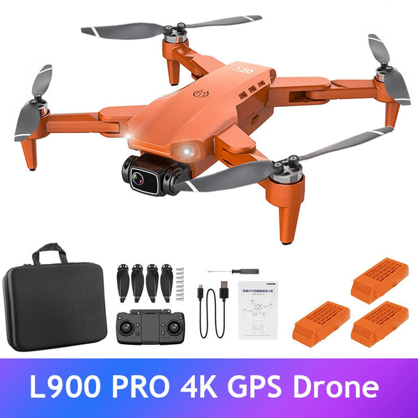 L900 PRO 4K GPS Drone With Camera Brushless Motor 5G FPV Quadcopter 1.2km 25min RC Helicopter Dual Camera 250g Drone VS KF102
