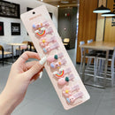 Children Hairpin Fruit Hair Clips Baby Side Bangs Clip for Kawaii Girls Headdress Hair Accessories Baby Bows 10 PCS 2021 New