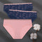 3PCS/Set Women Panties Cotton Underwear Patchwork Cute Design Female Lingerie Underpants Pantys Sexy Briefs Intimates for Girls