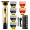 Hot Sale Vintage T9 Electric Cordless Hair Cutting Machine Professional Hair Barber Trimmer For Men Clipper Shaver Beard Lighter