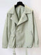 Sungtin Korean Faux Leather Jacket Women Belt Oversize BF Style Punk PU Women&