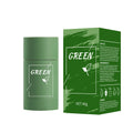 Green Tea Mask Stick Blackhead Remover Clay Face Mask Oil Control Acne Remover Pore Cleansing Purifying Detoxifying Skin Care