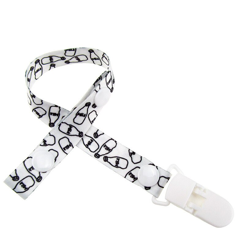 1pc Adjust Baby Pacifier Clip Chain Ribbon Dummy Holder Soother Pacifier Clips Strap Nipple Holder for Infant Feeding