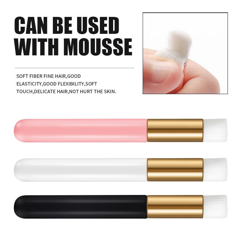 Eyelash Cleaning Brush Lash Shampoo Brush for Eyelash Extensions Peel Off Blackhead Remover Makeup Tools