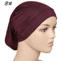 Ramadan Undercap Head Cover for Jewish Instant Jersey Bonnet Hijab Turbans for Women Muslim Fashion Inner Cap Turbante Capelli