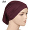 Ramadan Undercap Head Cover for Jewish Instant Jersey Bonnet Hijab Turbans for Women Muslim Fashion Inner Cap Turbante Capelli