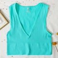 Women&#39;s Top Sexy Crop Top Female Seamless Underwear Bralette Tank Top Girls Summer Cami Sexy Deep V Lingerie Sports Camisole