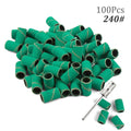 100pcs 80''/120''/180" Nail Art Sanding Bands Gel Polish Remover Tool Accessory for Electric Nail Machine Nail Drill Bits