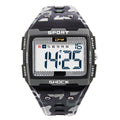 Super Easy to Read Scratch Proof Case 5ATM Water Resistant Digital Watch for Outdoor Sport