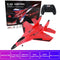 Rc Plane SU 57 Radio Controlled Airplane with Light Fixed Wing Hand Throwing Foam Electric Remote Control Plane toys for kids