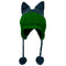 BomHCS Cute Fox Ears Beanie Winter Warm 100% Handmade Knit Hat