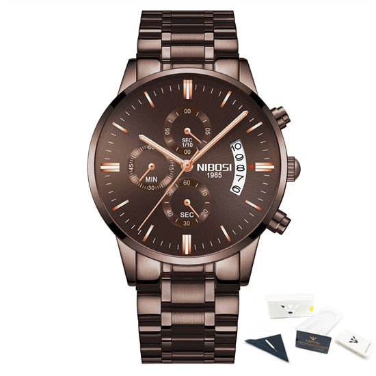 NIBOSI Relogio Masculino Mens Watches Top Brand Luxury Famous Men&