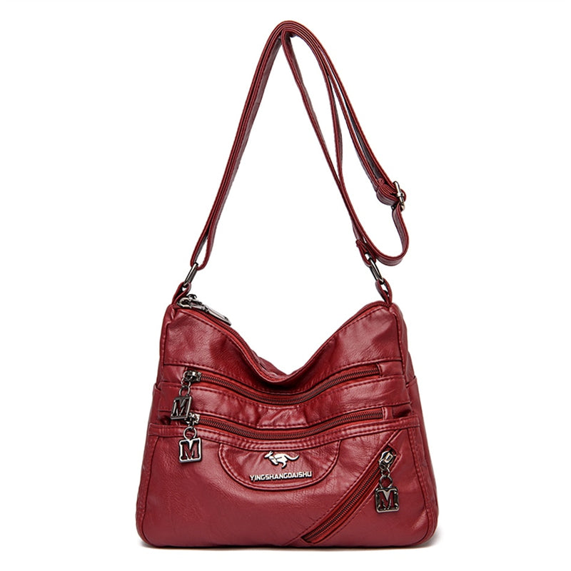 High Quality Soft Leather Luxury Purses and Handbags Women&